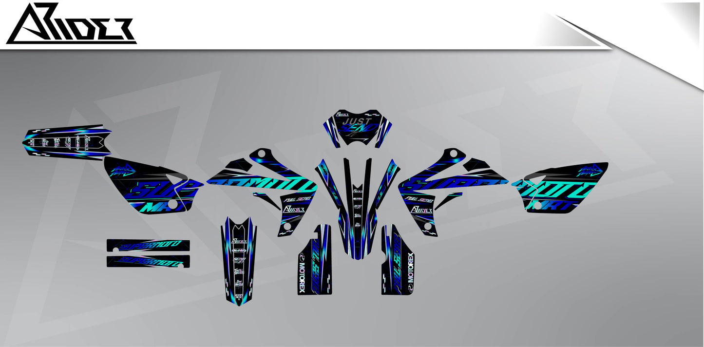 Graphics Kit suitable for Rieju MRT 50 / 125 - Glitch Edition