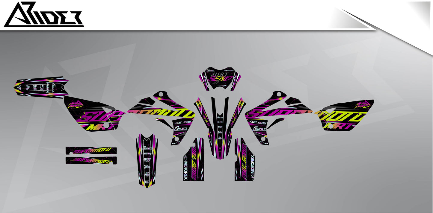 Graphics Kit suitable for Rieju MRT 50 / 125 - Glitch Edition