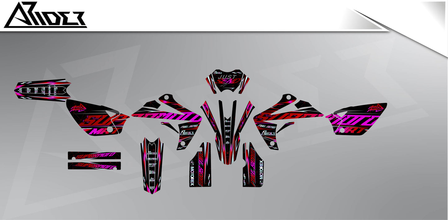 Graphics Kit suitable for Rieju MRT 50 / 125 - Glitch Edition