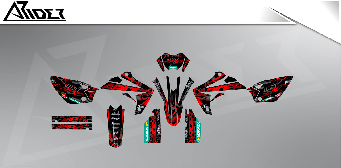 Graphics Kit suitable for Fantic XMF 50 / 125 Vortex Edition