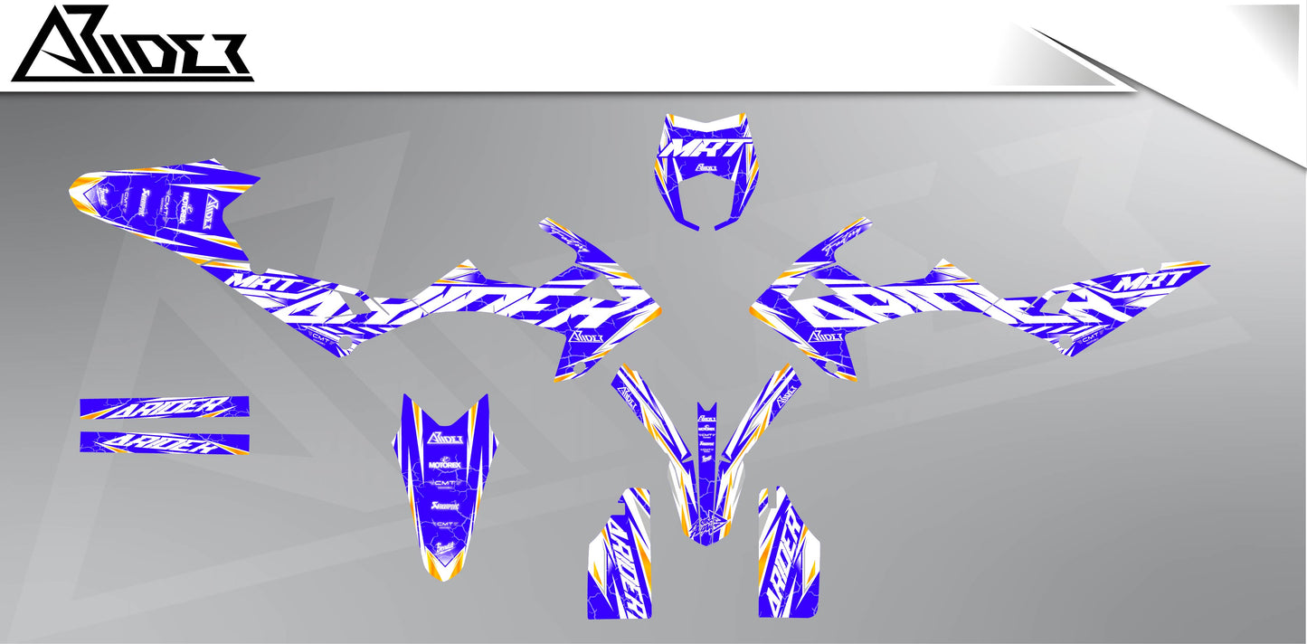 Graphics Kit suitable for Rieju MRT 50 / 125 - Core Edition