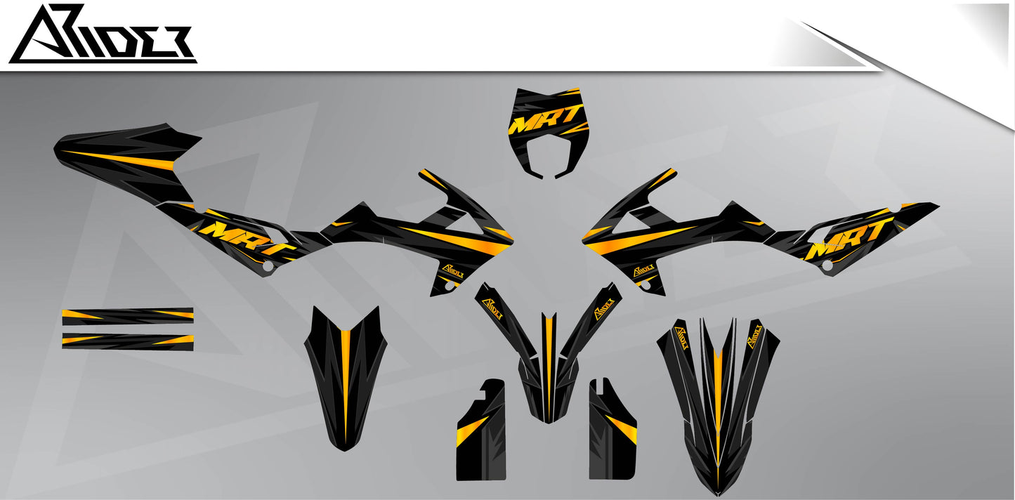 Graphics Kit suitable for Rieju MRT 50 / 125 - Impact Edition