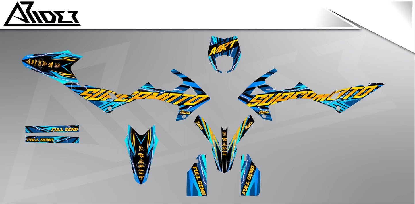 Graphics Kit suitable for Rieju MRT 50 / 125 - Jokehock Edition