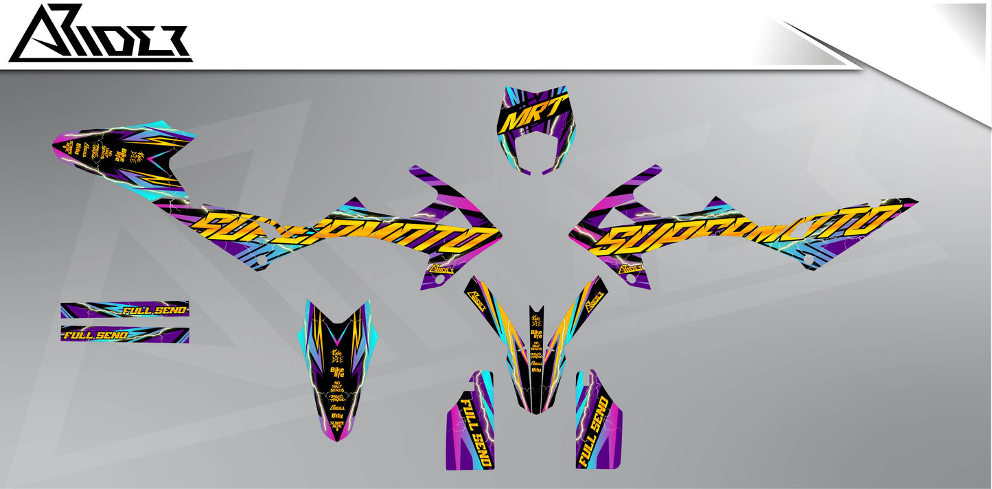 Graphics Kit suitable for Rieju MRT 50 / 125 - Jokehock Edition