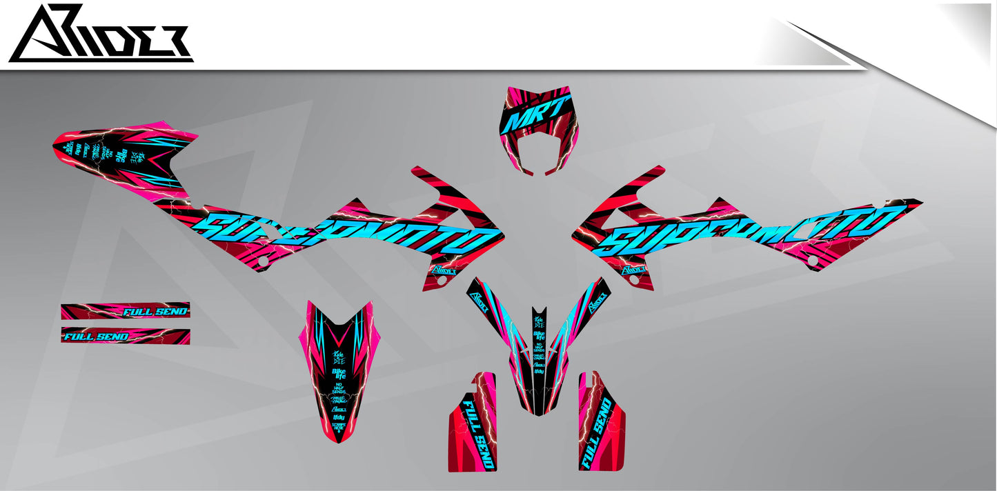 Graphics Kit suitable for Rieju MRT 50 / 125 - Jokehock Edition