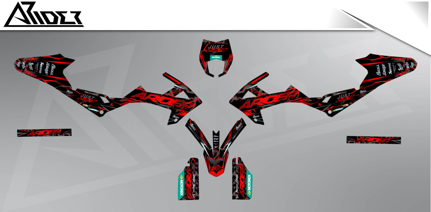 Graphics Kit suitable for Fantic XMF 50 / 125 Vortex Edition