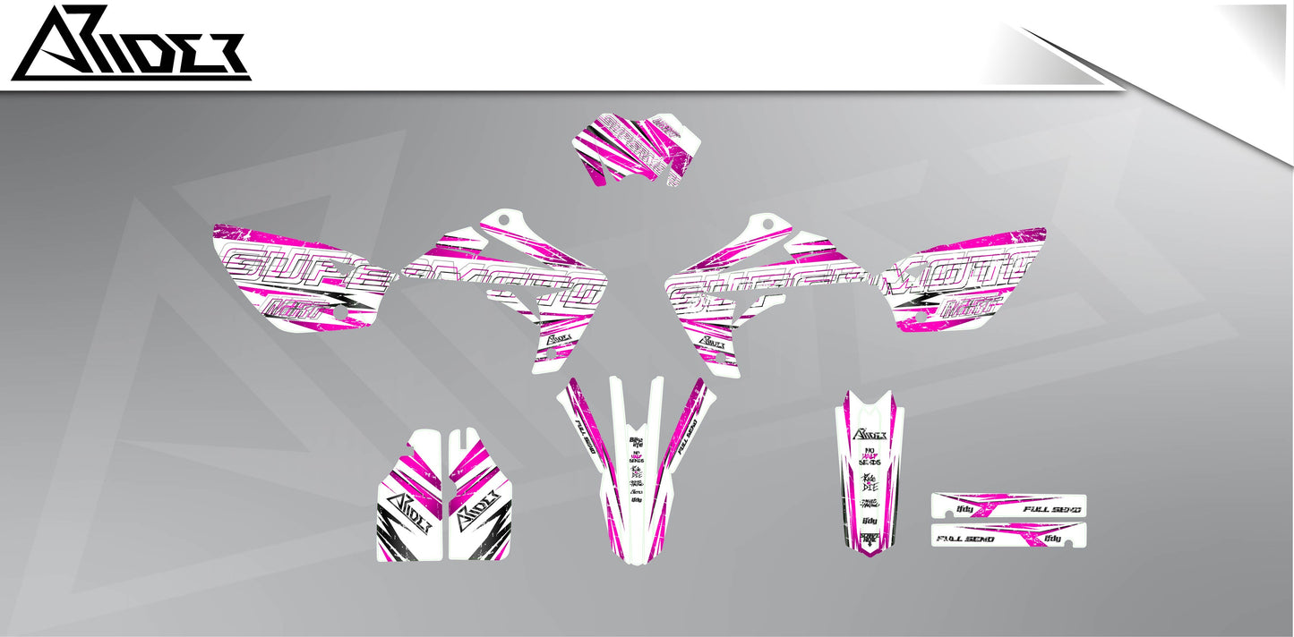 Graphics Kit suitable for Rieju MRT 50 / 125 - Distort Edition