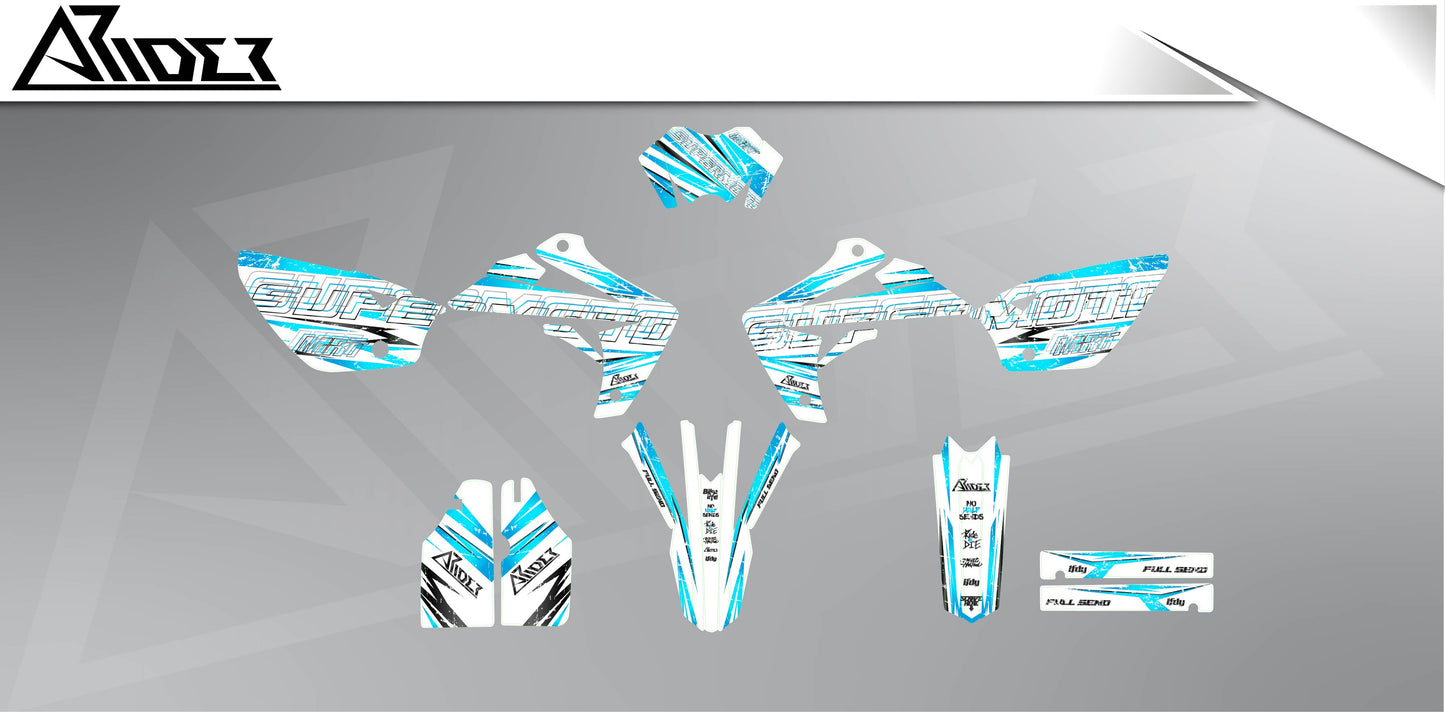 Graphics Kit suitable for Rieju MRT 50 / 125 - Distort Edition