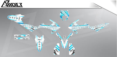 Graphics Kit suitable for Rieju MRT 50 / 125 - Distort Edition