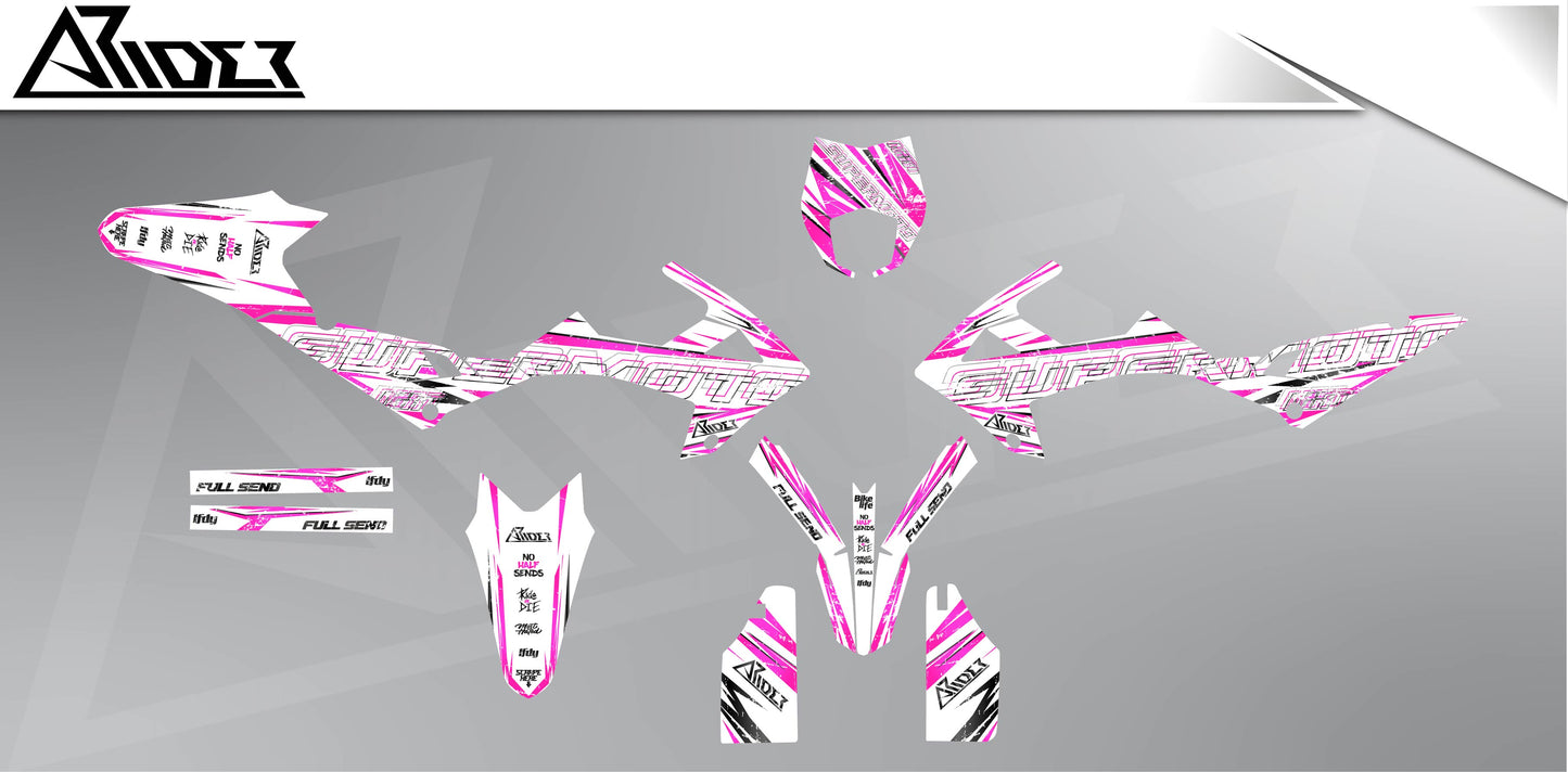 Graphics Kit suitable for Rieju MRT 50 / 125 - Distort Edition