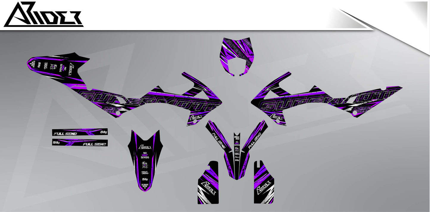 Graphics Kit suitable for Rieju MRT 50 / 125 - Distort Edition