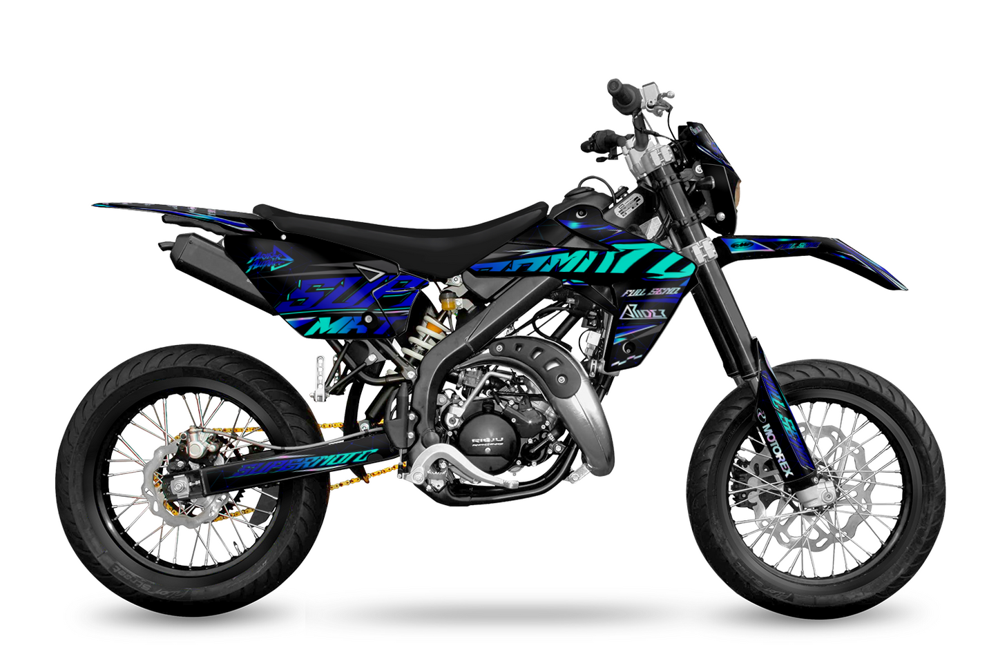 Graphics Kit suitable for Rieju MRT 50 / 125 - Glitch Edition