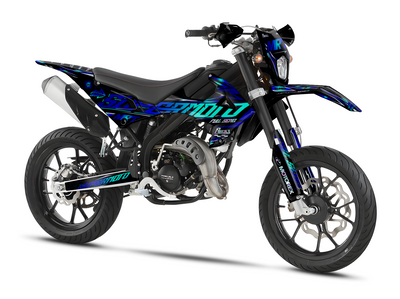 Graphics Kit suitable for Rieju MRT 50 / 125 - Glitch Edition