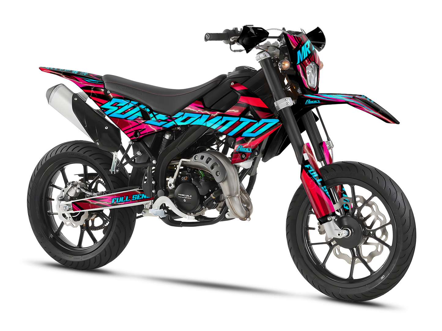 Graphics Kit suitable for Rieju MRT 50 / 125 - Jokehock Edition