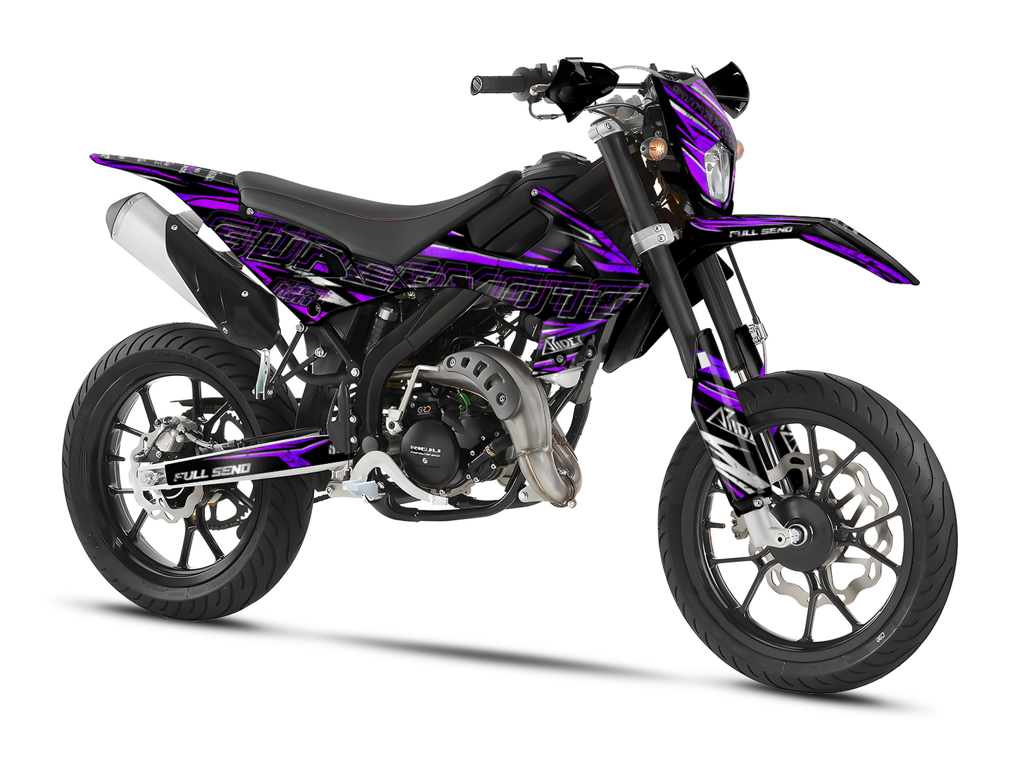 Graphics Kit suitable for Rieju MRT 50 / 125 - Distort Edition