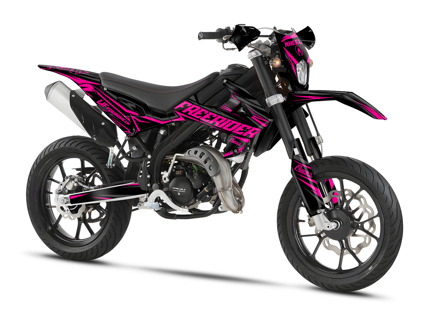Graphics Kit suitable for Rieju MRT 50 / 125 - FreeriderV1 Edition