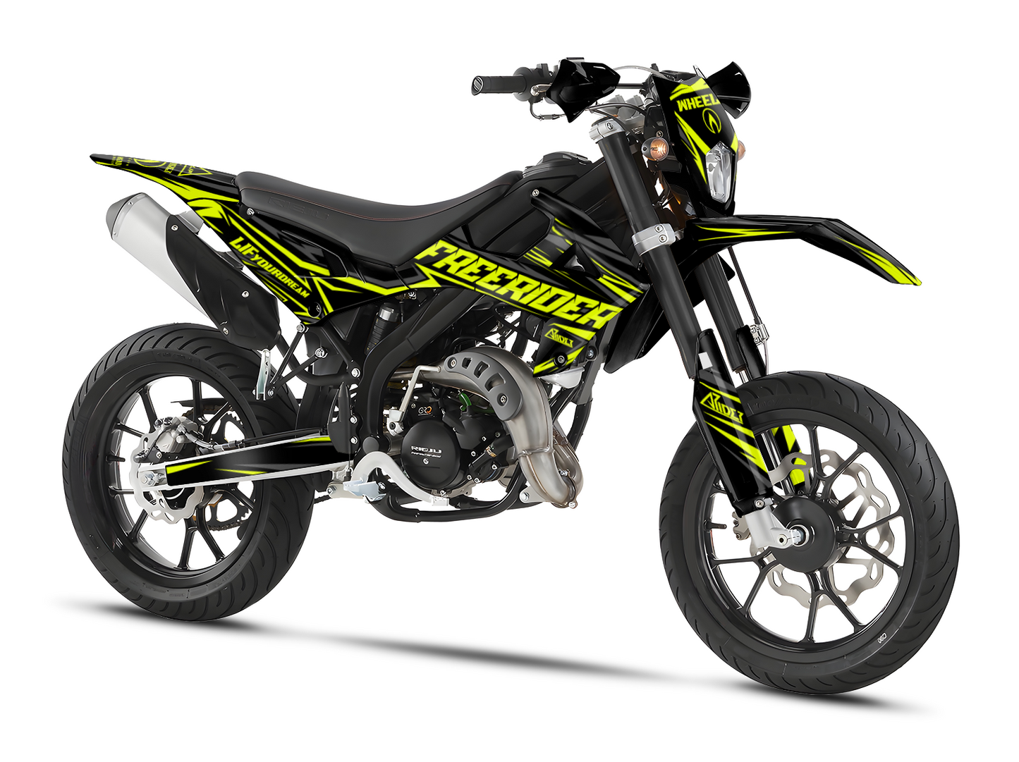 Graphics Kit suitable for Rieju MRT 50 / 125 - FreeriderV1 Edition