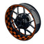 Felgenaufkleber Racingflagg DESIGN1 Premium B orange