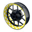 Felgenaufkleber Racingflagg DESIGN1 Premium W gelb
