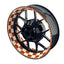 Felgenaufkleber Racingflagg DESIGN1 Premium W orange
