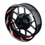 Felgenaufkleber Razor schwarz neutral Wheelsticker Premium rot