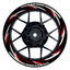 Felgenaufkleber Razor schwarz neutral Wheelsticker Premium rot