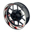 Felgenaufkleber Razor weiss neutral Wheelsticker Premium rot