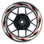 Felgenaufkleber Razor weiss neutral Wheelsticker Premium rot