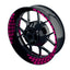Felgenaufkleber Rectangles Wheelsticker Premium pink