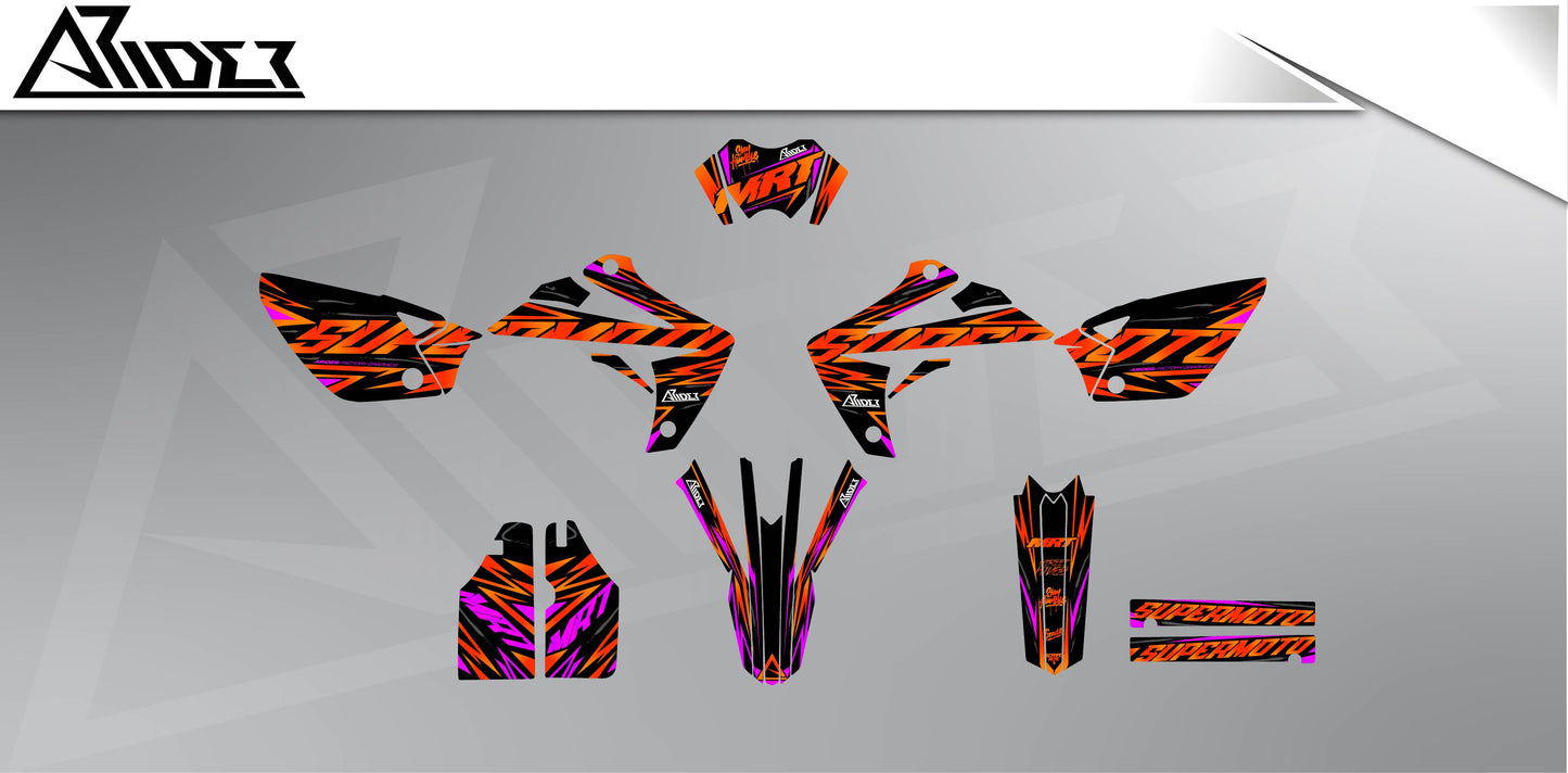 Graphics Kit suitable for Rieju MRT 50 / 125 - Duo Edition