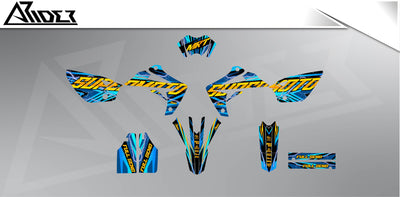 Graphics Kit suitable for Rieju MRT 50 / 125 - Jokehock Edition