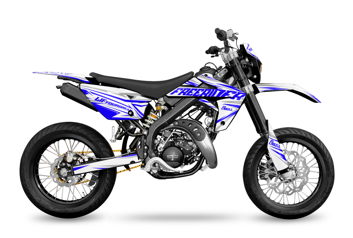 Graphics Kit suitable for Rieju MRT 50 / 125 - FreeriderV1 Edition