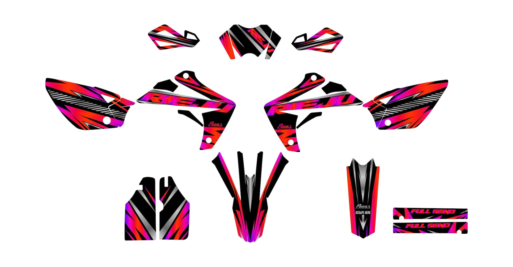 Dekor passend für Rieju MRT 50 / 125 - Duplex Edition - Arider