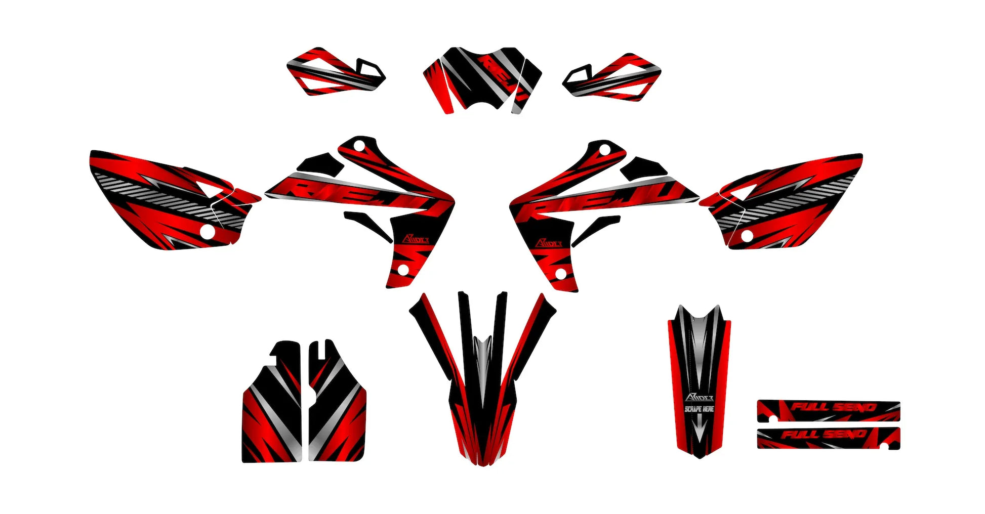 Dekor passend für Rieju MRT 50 / 125 - Duplex Edition - Arider