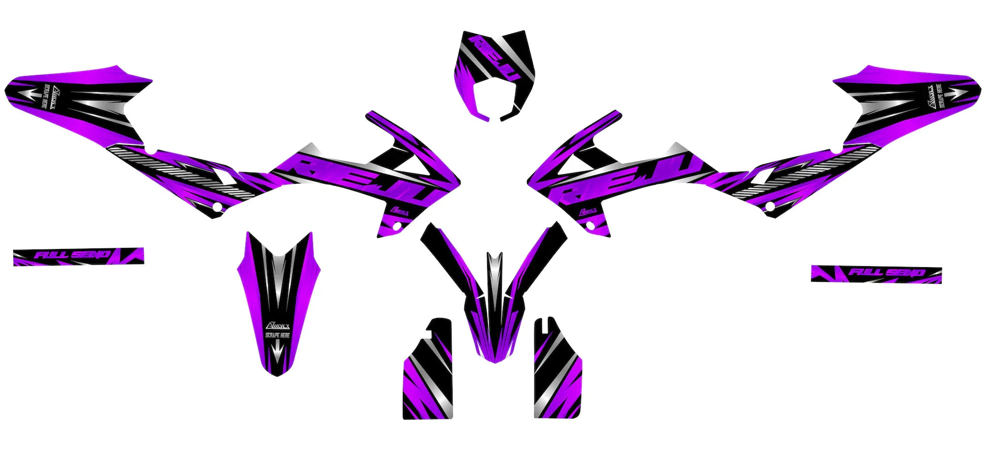 Dekor passend für Rieju MRT 50 / 125 - Duplex Edition - Arider