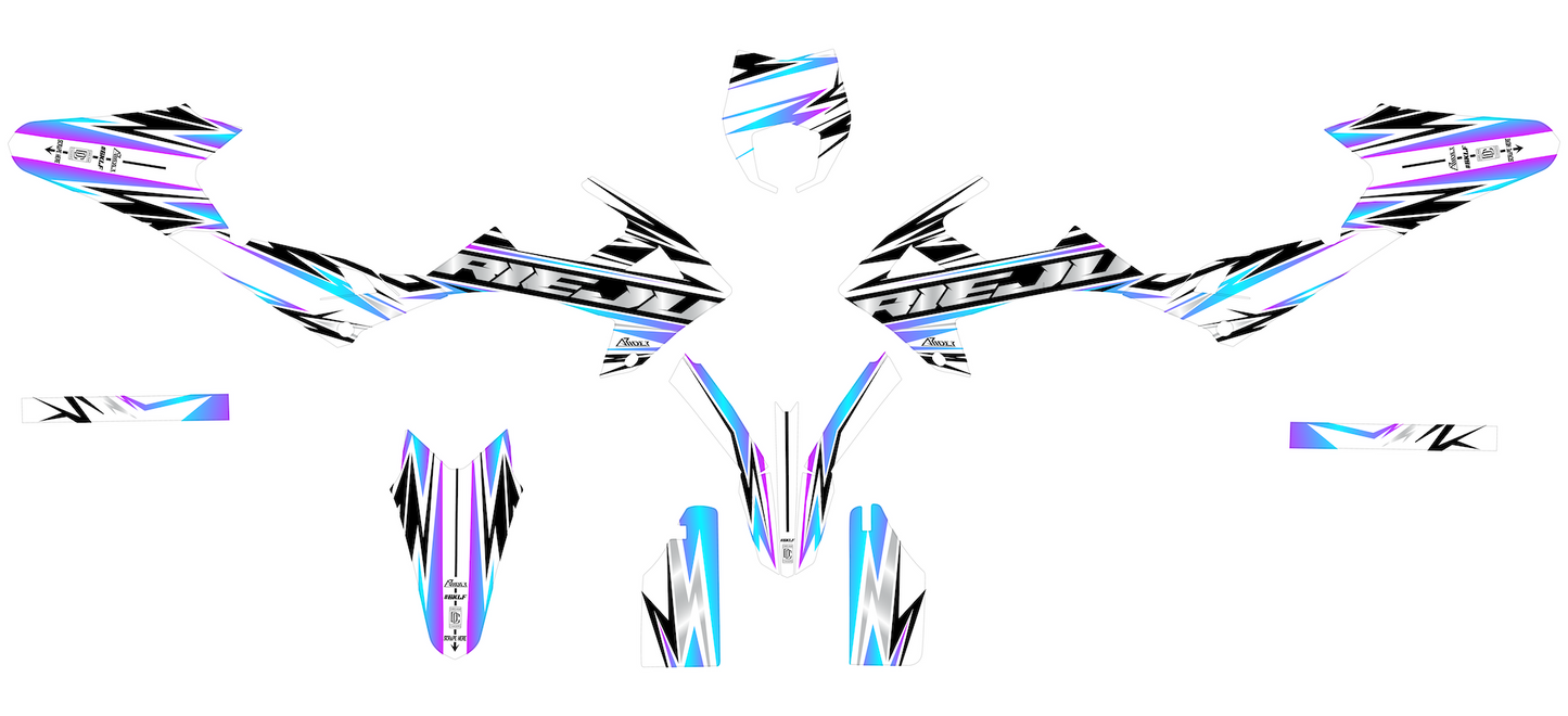 Dekor passend für Rieju MRT 50 / 125 - Luantic Edition