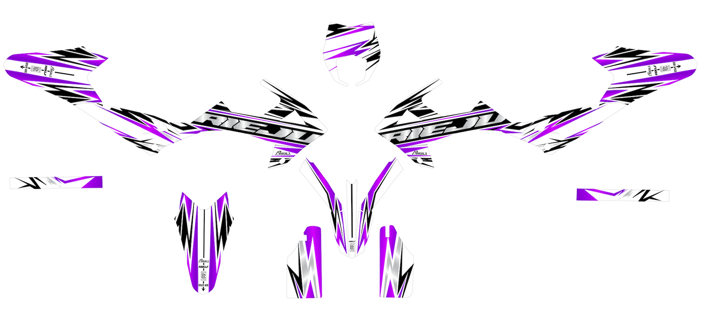 Dekor passend für Rieju MRT 50 / 125 - Luantic Edition