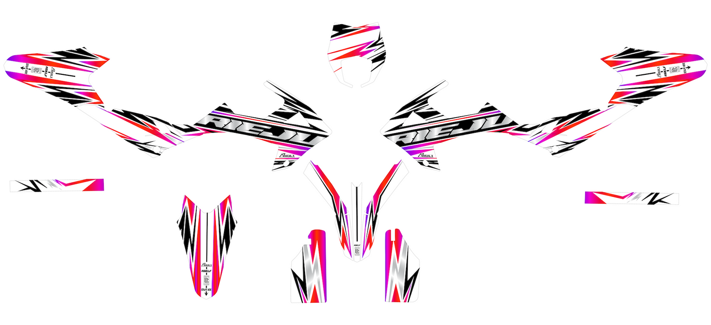 Dekor passend für Rieju MRT 50 / 125 - Luantic Edition