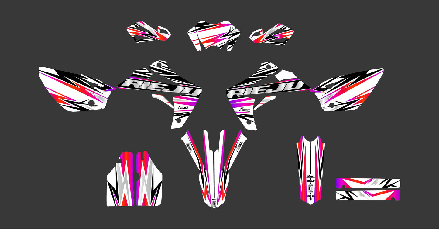 Dekor passend für Rieju MRT 50 / 125 - Luantic Edition