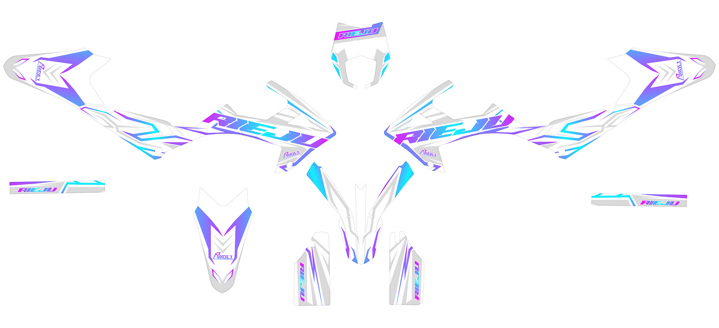 Kit déco adapté pour Rieju MRT 50 / 125 - Édition Pulse