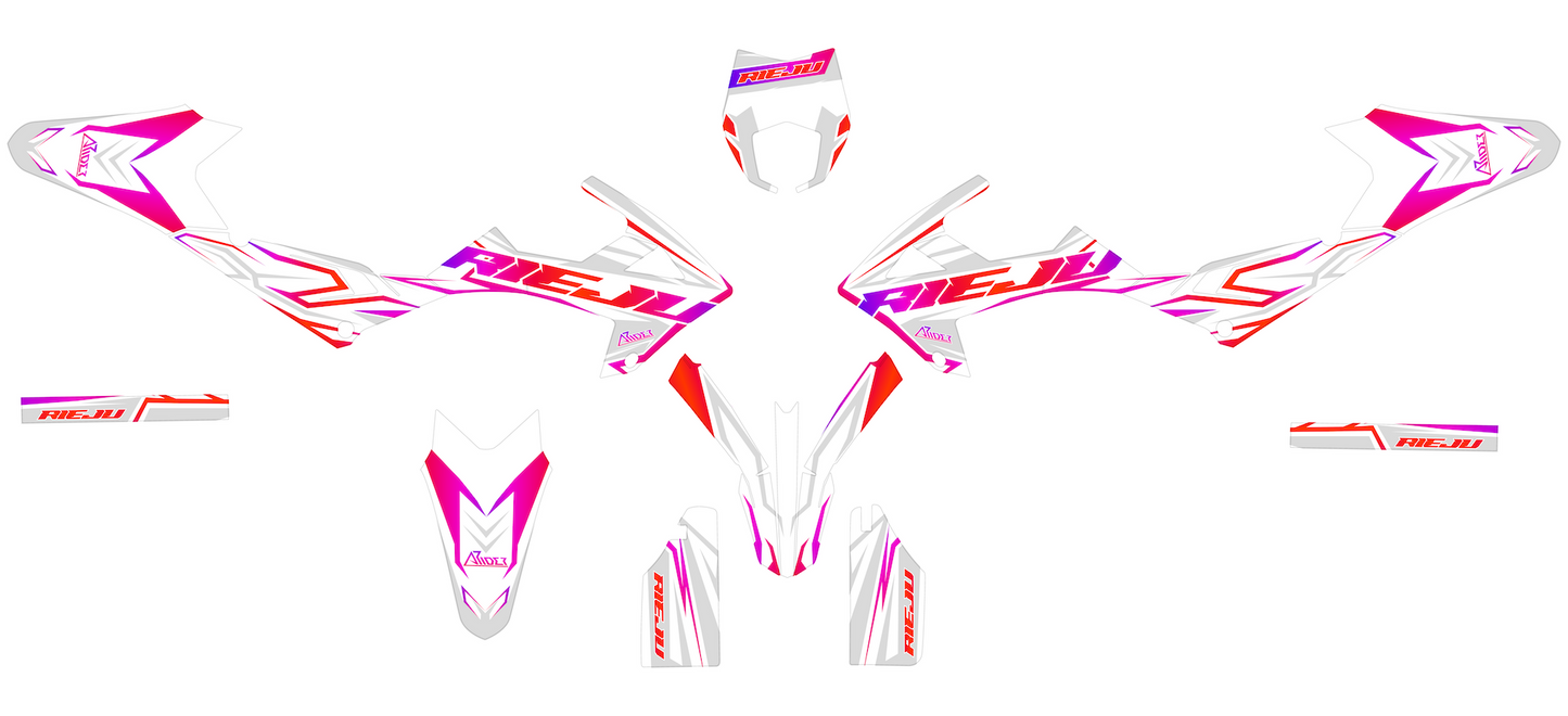 Kit déco adapté pour Rieju MRT 50 / 125 - Édition Pulse