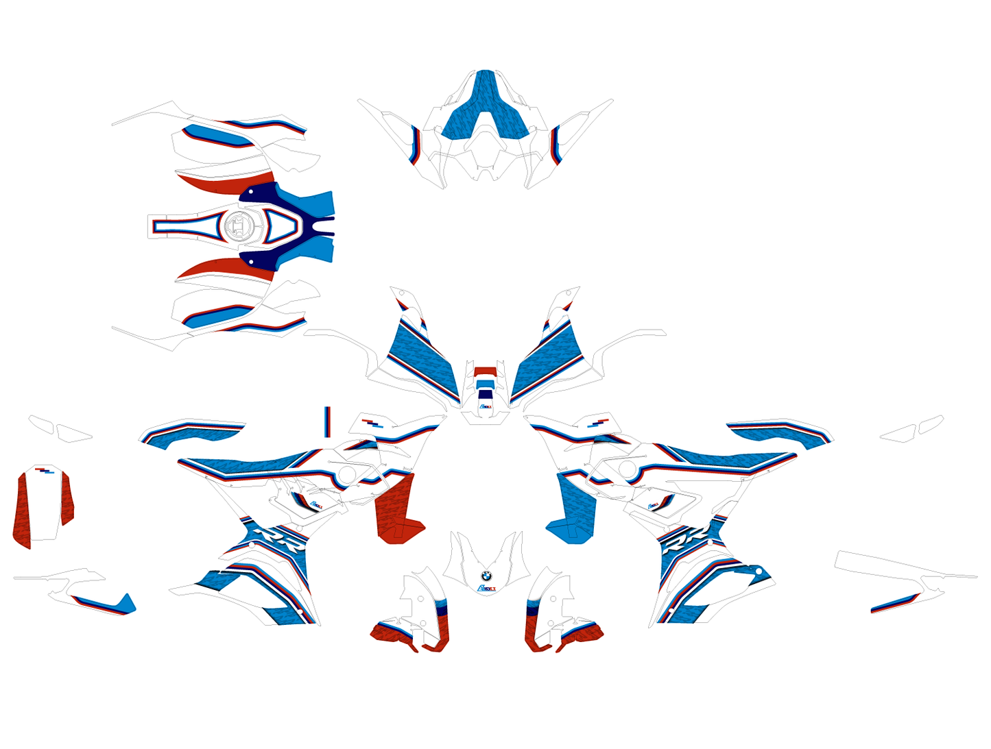 BMW S 1000 RR Dekor - Icon Edition