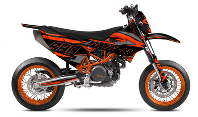 Grafiche perfetta per KTM 690 SMC-R- Zenith Edizione