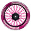 Felgenaufkleber Supermoto Design Saw pink