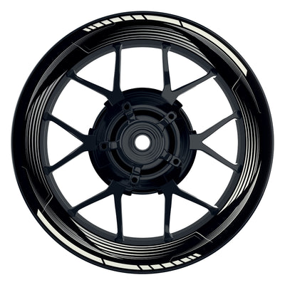 Felgenaufkleber Saw schwarz neutral Wheelsticker Premium weiss