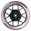 Felgenaufkleber Saw weiss neutral Wheelsticker Premium pink