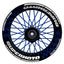 Felgenaufkleber Supermoto Design GRID S blau