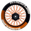 Felgenaufkleber Supermoto Design V2 orange