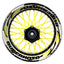 Felgenaufkleber Supermoto Design Razor W gelb