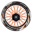 Felgenaufkleber Supermoto Design Razor W orange